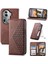 Oppo Oppo 11 Pro 5g Için Flip Case El Kayışı Günlük Kullanım Cüzdan Eşkenar Dörtgen (Yurt Dışından) 1