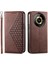 Realme 11 Pro Için Flip Case Standı El Kayışı Eşkenar Dörtgen Şekli Günlük Kullanım Cüzdan (Yurt Dışından) 1