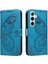 Samsung Galaxy S24 Artı Yüksek Kaliteli Deri ile Kabartmalı Flip Case (Yurt Dışından) 1