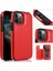Kart Sahibi ile IPhone 13 Pro Max Pu Deri Kart Yuvaları Için Cüzdan Kılıf (Yurt Dışından) 1