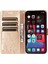 IPhone 15 Için Filp Durumda Pro Manyetik Kapatma Kart Tutucu Pu Deri Bilek (Yurt Dışından) 4