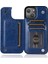 Kart Tutucu Kickstand Kart Yuvaları Pu ile IPhone 13 Mini Için Cüzdan Kılıf (Yurt Dışından) 3