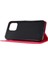 IPhone 14 Için Filp Durumda Pro Kart Tutucu Kickstand Bilek Kayışı Manyetik Pu (Yurt Dışından) 5