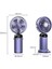 1 Adet Mini Taşınabilir Fan, El Tipi Fan Kişisel Mini Fan USB Şarj Edilebilir 5 Hızlı, 90° Katlanabilir Pil LED Ekranlı, Okul Malzemeleri Için Masaüstü Fan Çalışma Süresi (Yurt Dışından) 2