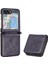 Samsung Galaxy Z Flip6 Manyetik Kapatma Bilek Kayışı Pu Kart Için Flip Case (Yurt Dışından) 1