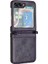 Samsung Galaxy Z Flip6 Manyetik Kapatma Bilek Kayışı Pu Kart Için Flip Case (Yurt Dışından) 3