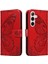 Samsung Galaxy S24 Artı Yüksek Kaliteli Deri ile Kabartmalı Flip Case (Yurt Dışından) 1