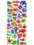 Işıltılı Sticker Kabartmalı Stiker Defter Planlayıcı Etiket (DFH037)-18X9CM- Balık Dalgıç 2