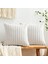 Soft Peluş Kumaş 2'li Kırlent Kılıfı Ekru 241548 1