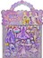 Sticker Kabartmalı Çantalı Iki Sayfalı Sticker Seti (HQK013) - 21X17 Cm- Mor Kız Giydirme 2
