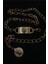 Altın Gold Metal Aslan Tokalı ve Sallantı Zincirli Gold Zincir Kemer 1829 Zincir 2