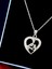 Alâ Silver Jewellery Anne Çocuk Kalp Taşlı Tasarım 925 Ayar Gümüş Kolye 2