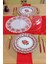 Carmine 6 Kişilik 33 Parça Cam Pasta Çay Servis Takımı 5