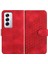 Oppo Flip 12 5g Geometrik Desen Flip Iş Pu Deri Için Flip Case (Yurt Dışından) 1