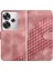 Xiaomi Poco F6 Için Flip Case Pu Deri Kapak Çevirin Geometrik Desen Kartı (Yurt Dışından) 1