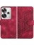 Xiaomi Poco F6 Için Flip Case Pu Deri Kapak Çevirin Geometrik Desen Kartı (Yurt Dışından) 1