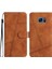 Samsung Galaxy S7 Kenar Cüzdan Için Flip Case Pu Deri Bilek Kayışı Tam (Yurt Dışından) 5