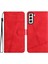 Samsung Galaxy S21 Için Flip Case Kart Yuvaları Tutucu Manyetik Kapak Folio Pu (Yurt Dışından) 1
