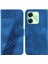 Realme C61 Kart Yuvası Fonksiyonu Için Telefon Kılıfı Cüzdan Kabartmalı Desen Pu (Yurt Dışından) 1