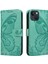 Kredi Kartı Yuvası ile IPhone 13 Mini Yüksek Kalite Deri Için Flip Case (Yurt Dışından) 1