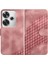 Xiaomi Poco F6 Için Flip Case Pu Deri Kapak Çevirin Geometrik Desen Kartı (Yurt Dışından) 1