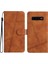 Samsung Galaxy S10 Artı Kart Yuvaları Tutucu Manyetik Flip Pu Için Flip Case (Yurt Dışından) 5