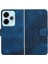 Xiaomi Redmi 13 Için Flip Case Geometrik Desen Darbeye Deri Kılıf Pu (Yurt Dışından) 1