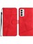 Samsung Galaxy M23 5g Flip Case Için Folio Bilek Kayışı Kart Yuvaları Pu (Yurt Dışından) 1