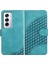 Oppo Flip 12 5g Geometrik Desen Flip Iş Pu Deri Için Flip Case (Yurt Dışından) 1