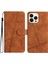IPhone 13 Için Flip Case Pro Max Tam Koruma Bilek Kayışı Cüzdan Pu Flip (Yurt Dışından) 5