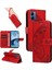 Motorola Moto G14 4g Için Flip Case Kredi Kartı Yuvası ile Kabartmalı Yüksek (Yurt Dışından) 1