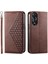 Oppo A78 4g Eşkenar Dörtgen Şekli Günlük Kullanım Için Flip Case El Kayışı Standı Cüzdan (Yurt Dışından) 1