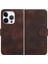 IPhone 16 Için Flip Case Pro Max Flip Iş Geometrik Desen Manyetik (Yurt Dışından) 1