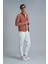 Ader Smart Erkek Chino Pantolon Straight Fit Beyaz 3