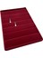 Yerli Üretim Saray Bosna Model Süet Kumaş Bordo Renk 34/24 Cm Kademeli Çekmece Içi Küpe Standı 1
