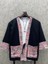 Oversize Bohem Fakir Kol  Pamuk Dokuma Siyah Kimono 1