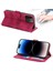 IPhone 16 Için Flip Case Artı Çoklu Kredi Kartı Yuvaları Kabartmalı Bileklik (Yurt Dışından) 5