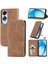 Oppo A60 4g Için Flip Case Basit Iş Deri Kılıf Kapak Çevirin Cüzdan (Yurt Dışından) 4