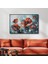 Yağlı Boya Dokulu Tablo Modern Kırmızı Gelincikler U02016 1