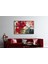 Yağlı Boya Dokulu Tablo Modern Renkli Çiçekler U02020 2