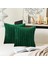 Soft Peluş Kumaş 2'li Kırlent Kılıfı Yeşil 241550 1