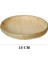 13CM Tarzı El Yapımı Dokuma Bambu Süzgeç Bambu Sal Raft Yuvarlak Tıraş Kepçesi Kendin Yap Dekoratif Meyve Ekmek Sepeti Mutfak Depolama (Yurt Dışından) 1
