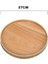 27CM Tarzı Japon Tarzı Yuvarlak Tepsi Yiyecek Servis Tabak Ahşap Atıştırmalık Tatlı Tabak Çay Tahtası Doğal Çay Yiyecek Sunucu Tabak Içecek Tabağı Wf (Yurt Dışından) 1