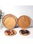 24CM Tarzı Japon Tarzı Yuvarlak Tepsi Yiyecek Servis Tabak Ahşap Atıştırmalık Tatlı Tabak Çay Tahtası Doğal Çay Yiyecek Sunucu Tabak Içecek Tabağı Wf (Yurt Dışından) 3