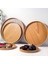 Siyah 27CM Tarzı Japon Tarzı Yuvarlak Tepsi Yiyecek Servis Tabak Ahşap Atıştırmalık Tatlı Tabak Çay Tahtası Doğal Çay Yiyecek Sunucu Tabak Içecek Tabağı Wf (Yurt Dışından) 4
