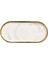 No.15 Tarzı Nordik Mermer Dokulu Tepsi Seramik Oval Tabak Batı Yemek Tabak Tatlı Tabak Takı Saklama Tepsisi (Yurt Dışından) 5
