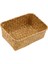 Sarı Stil L-21X15X10 cm Doğal Hasır Sepet Ev Düzenleyici Kıyafet ve Meyve Sepeti Eko-Dostu Depolama Kabi - Turuncu (Yurt Dışından) 1