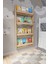 Modern Montessori 4 Raflı Mdf Çocuk Kitaplığı 120*60 cm - Sonoma 10 cm 4 Mdf Kahverengi Modern 1