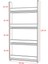 Modern Montessori 4 Raflı Mdf Çocuk Kitaplığı 120*60 cm - Sonoma 10 cm 4 Mdf Kahverengi Modern 4
