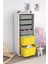 Tekno Trust 60 cm 2 Büyük 4 Küçük Çok Amaçlı Dolap Mutfak Banyo Oyuncak Dolabı Sarı Gri Suntalam Sarı Çoklu 109 2